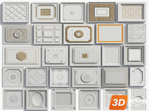 Ceiling Decoration Skp Files
